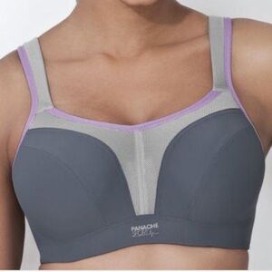 Panache 5021 Gray Sports Bra Underwire